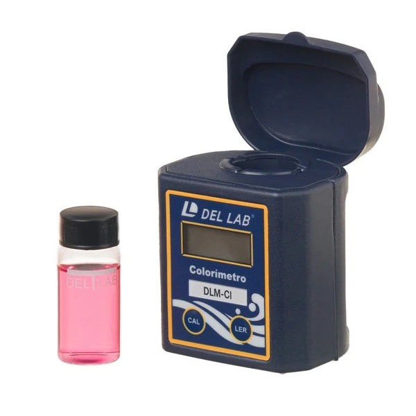 Colorímetro para laboratório de análise de água