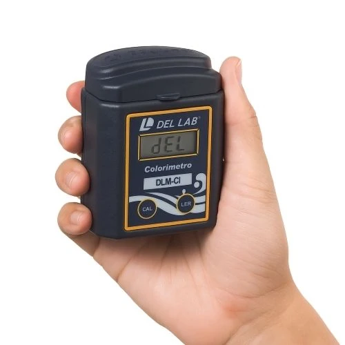 Colorímetro para laboratório de análise de água