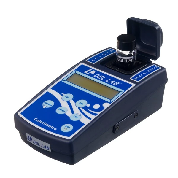 Colorímetro microprocessado digital para ferro